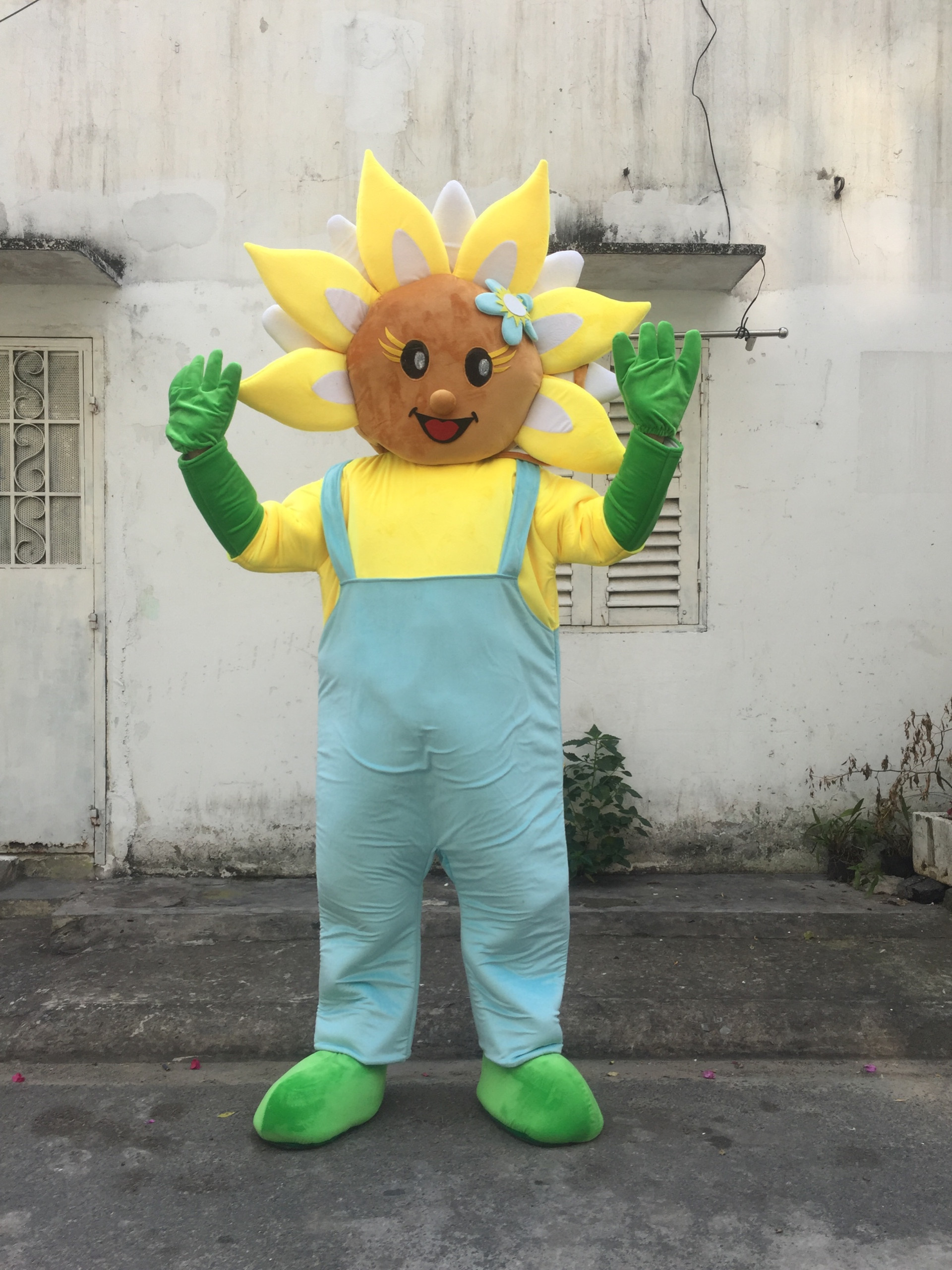 cho thuê mascot hoa mặt trời giá rẻ