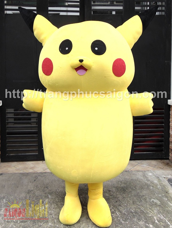 cho thuê mascot pikachu mô hình giá rẻ 